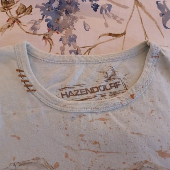 Rare Vintage Hazendolrf Heidelberg Light Blue T-Shirt Ultra-Light Size X-Large - Picture 3 of 9